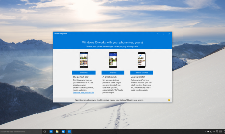 Windows 10 werkt met je favoriete smartphone