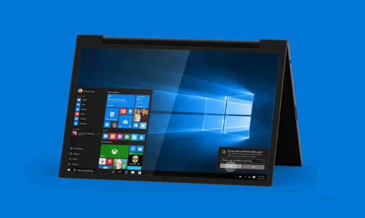 Windows 10 tient compte de votre appareil