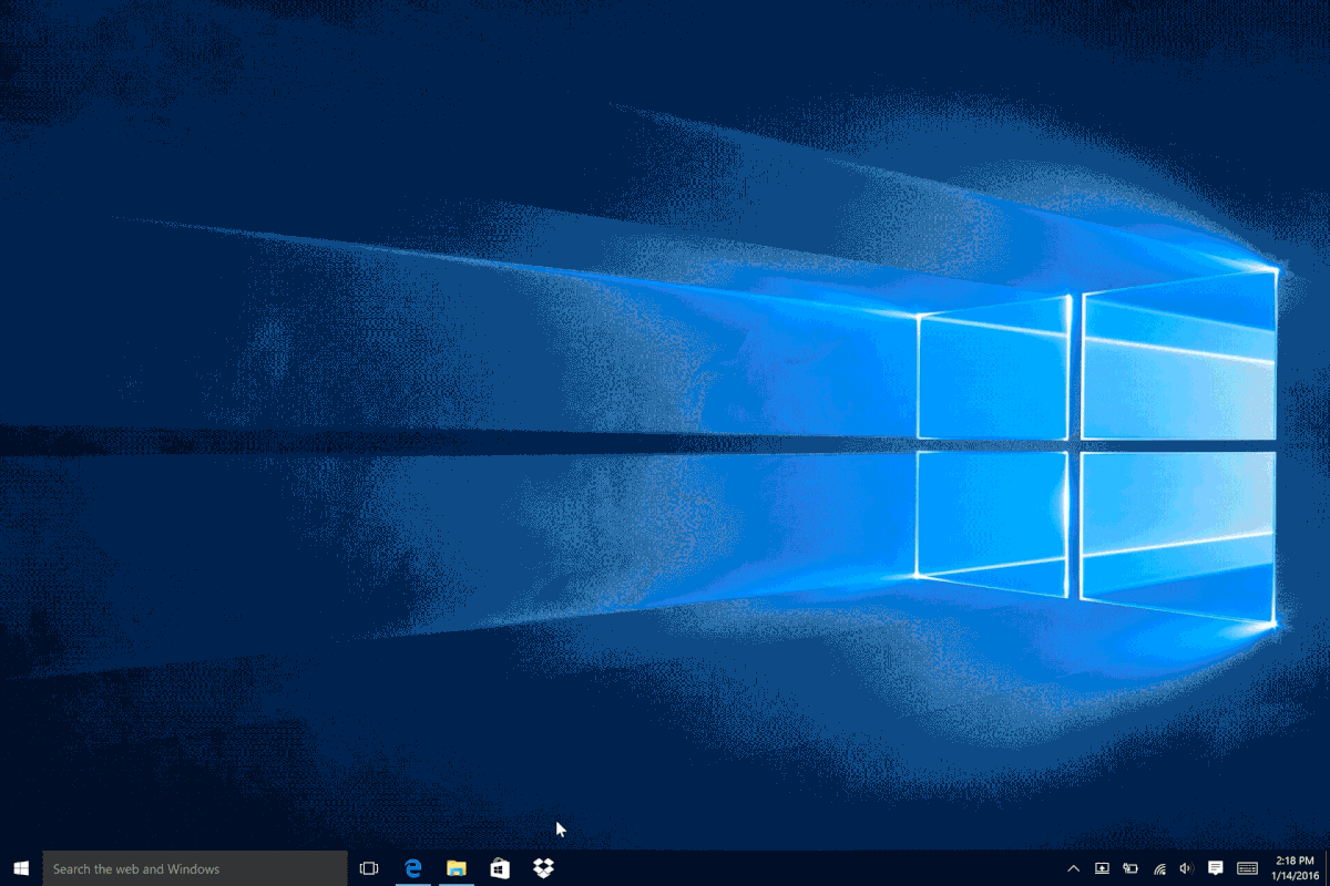 Dropbox Windows 10 App Demo