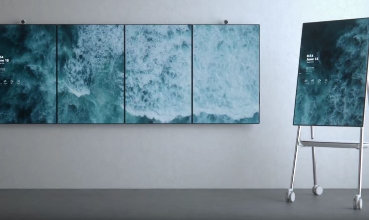 Microsoft toont Surface Hub 2 voor het kantoor van de toekomst