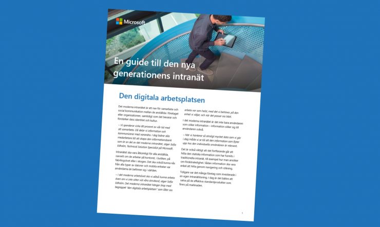 Guide: Den nya generationens intranät