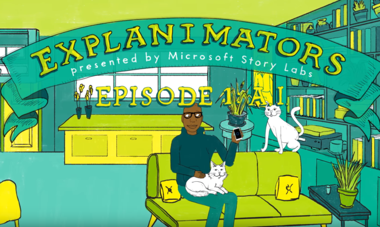 Een screenshot uit de Explanimators