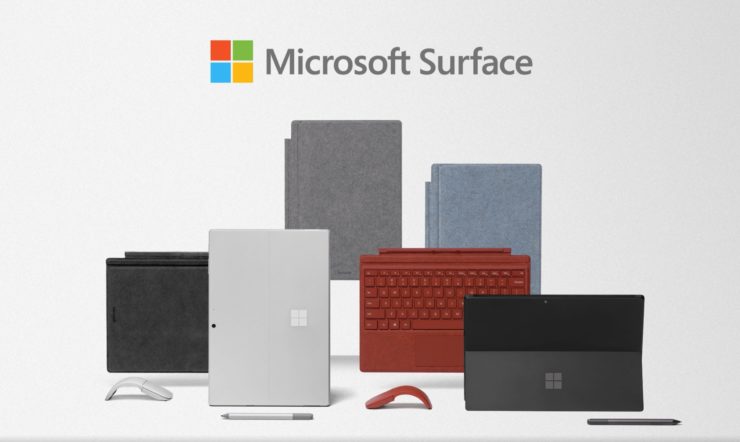 De nieuwe Surface devices