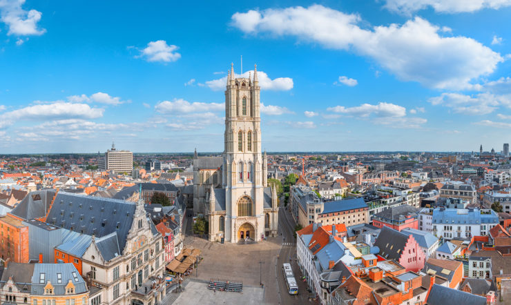 een groot stadslandschap