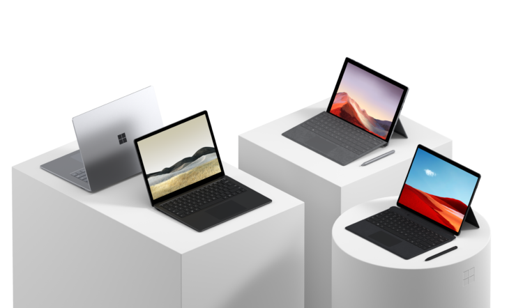 De nieuwe Surface devices