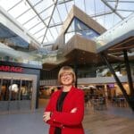 Cathriona Hallahan standing in front of a building