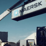 A Maersk container
