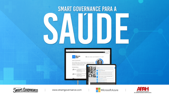 Imagem de apresentação do evento Smart Governance in Health.