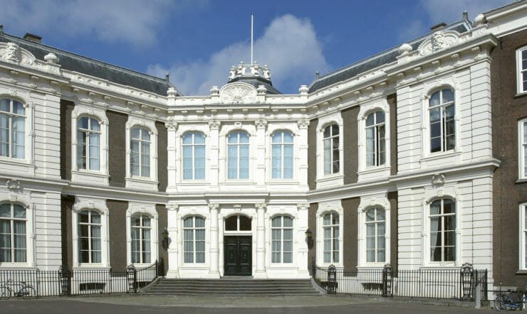 a large old building with many windows