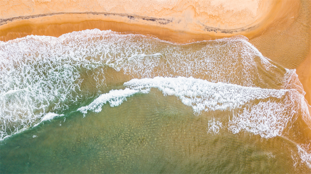 Waves on the beach