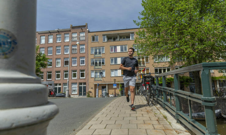Man jogging