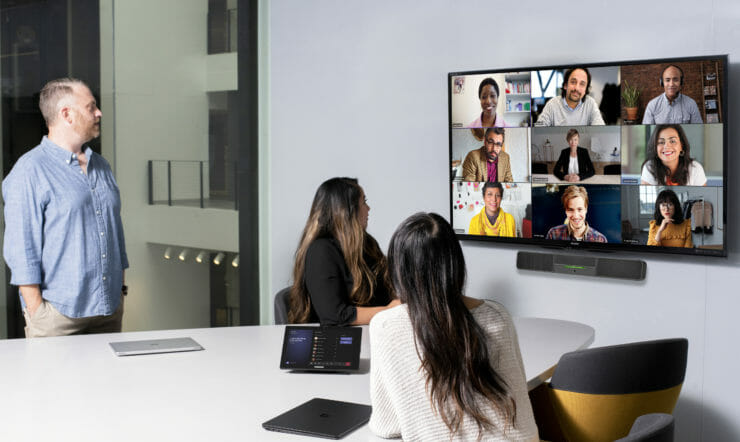 Group of people in a meeting work