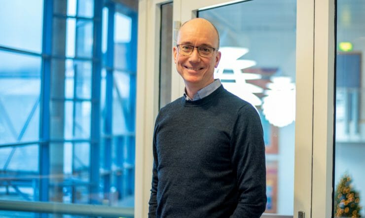 A picture of Odd-Magne infront of a window