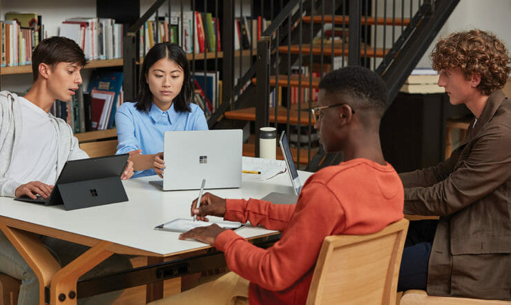 Moderne werkplekken in het hoger onderwijs