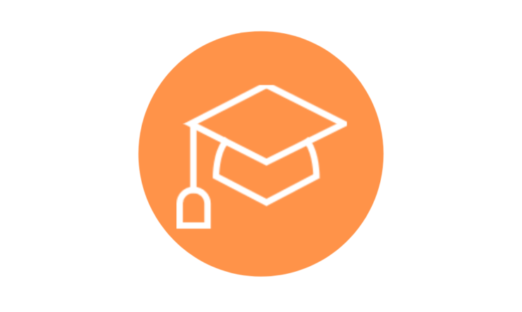 Orange icon student | General-questions-MIIP
