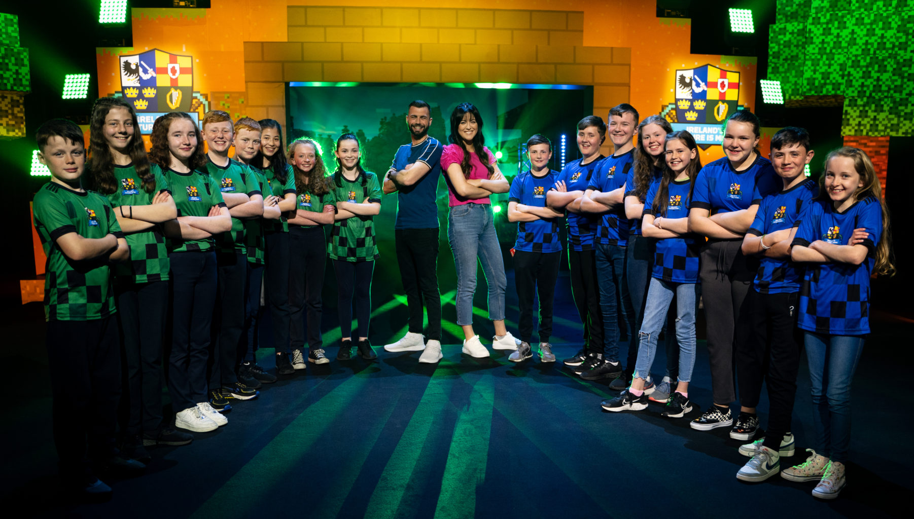 Ireland Future is Mine presenters with the finalists