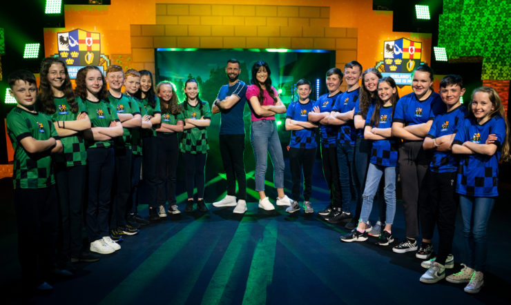 Ireland Future is Mine presenters with the finalists