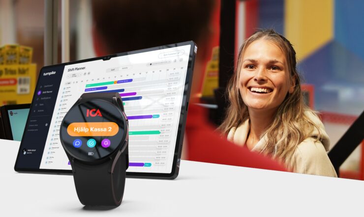Turnpike digitaliserar ICA-personal – för optimerad drift och bättre kundmöten