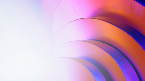 A light background with various circular shapes in pink and purple tones