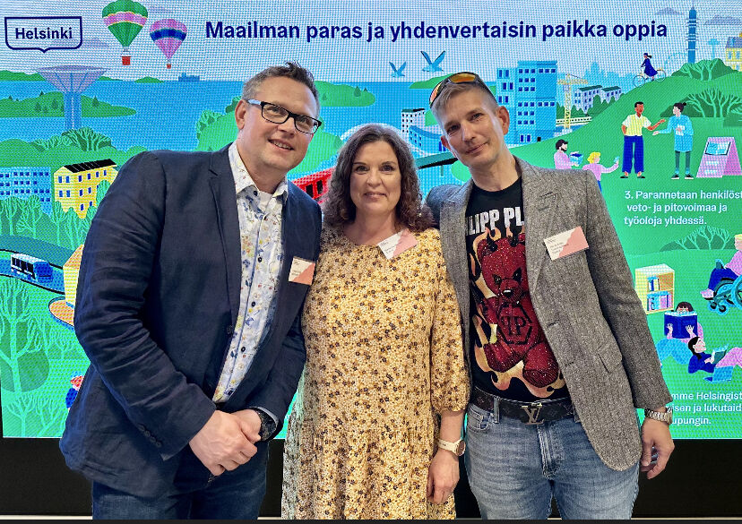 Vesa Äyräs, Marianna Halonen ja Aki Antman