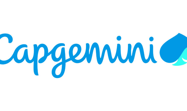Capgemini blue cursive logo