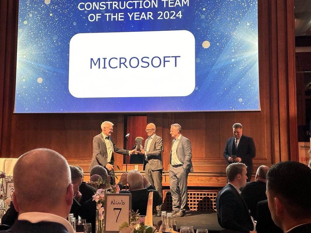 Microsoft vinder prisen Construction Team of the Year