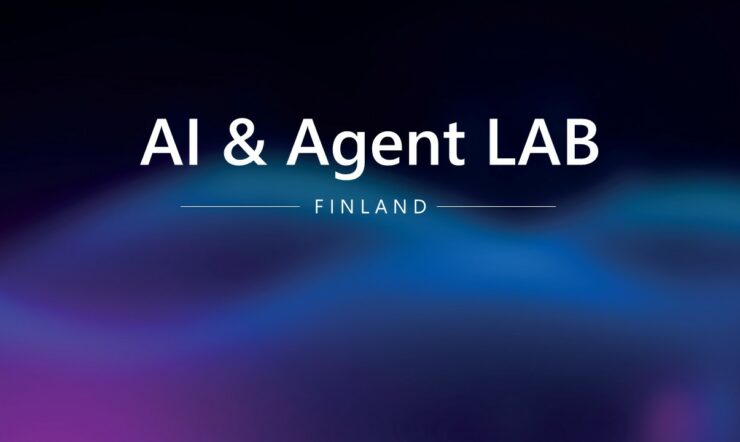 Tekstissä lukee: AI & Agent LAB